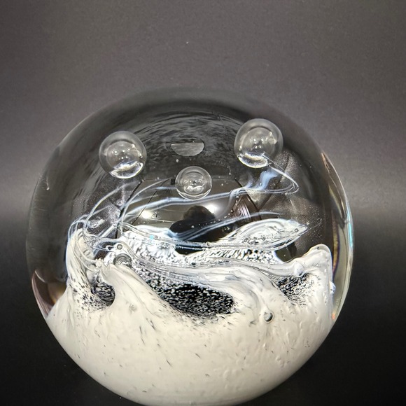 Caithness Trilogy Scotland Limited Art Glass Paperweight Signed Numbered Bubble - Picture 3 of 14